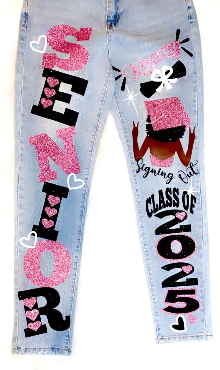 Custom Hand-Crafted Statement Jeans