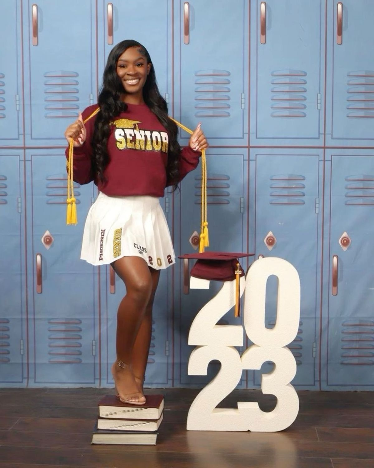 Custom Senior Skirt & Shirt Set