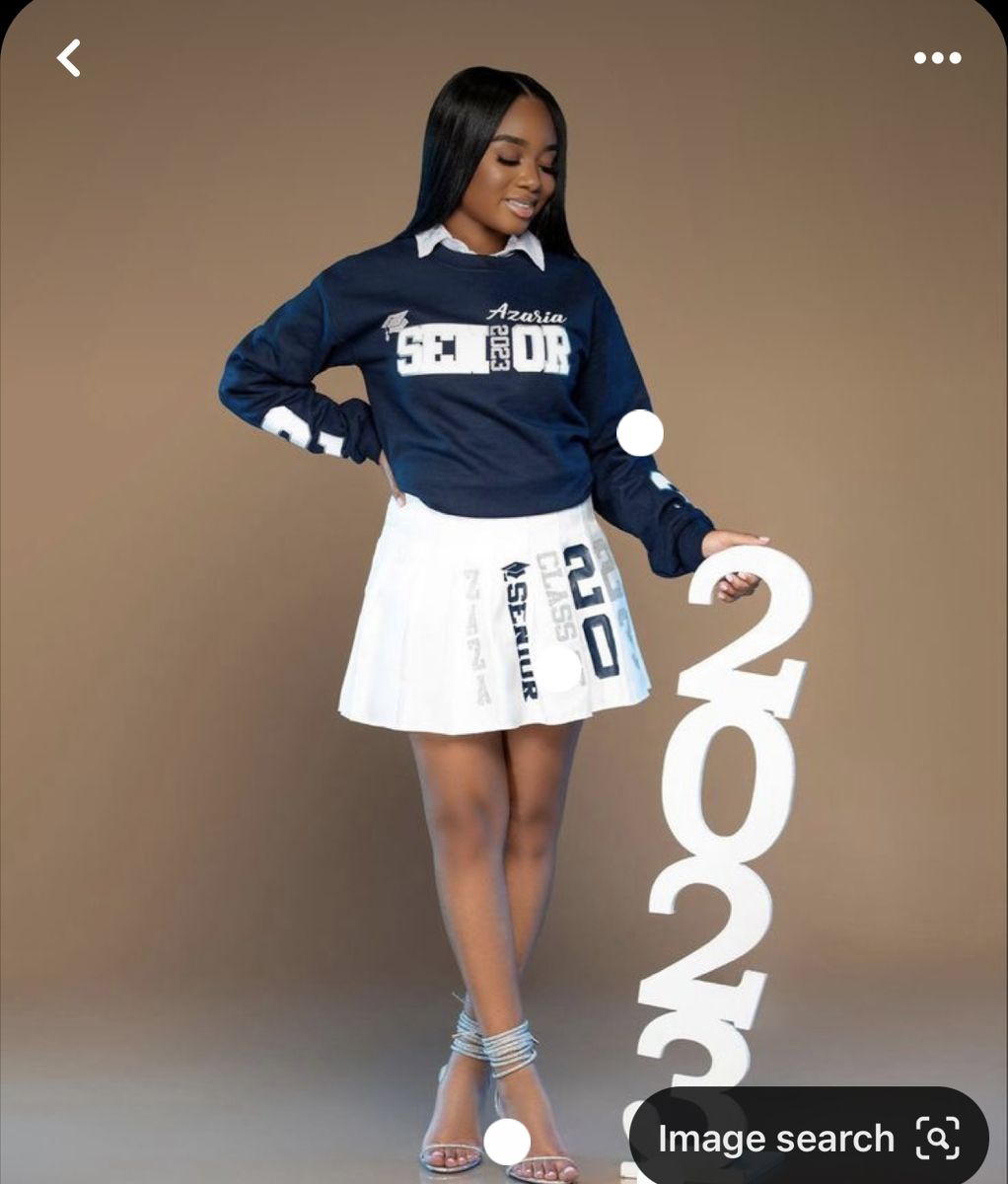 Custom Senior Skirt & Shirt Set